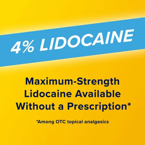 Vista 3 de Aspercreme La crema para aliviar el dolor de lidocaína alivia los nervios agravados, analgésico tópico analgésico con lidocaína máxima fuerza al 4%