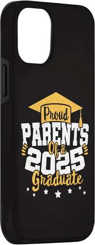 Vista 3 de iPhone 15 Parents of a 2025 Graduate Class Senior Graduation Grad 25 Case