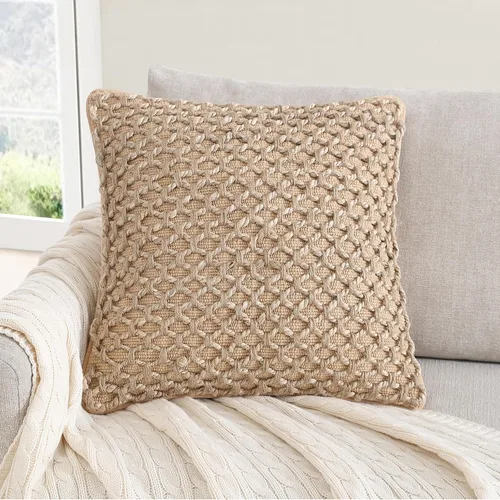 Vista 19 de Boho Living Jada - Funda decorativa para almohada, incluye acento, diseño tejido premium, decoración para sala de estar, (2) funda de almohada de 20