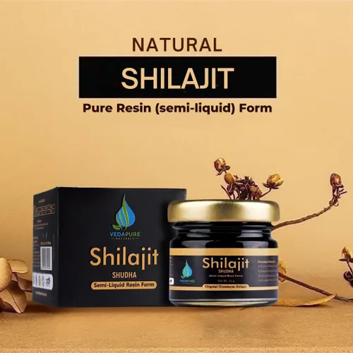 Vista 5 de Vedapure - Resina Shilajit del Himalaya pura 100% pura Shilajit con ácido fúlvico y más de 85 minerales traza complejo para energía y apoyo
