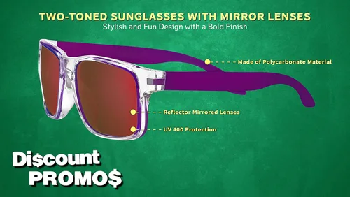 Vista 56 de DISCOUNT PROMOS Gafas de sol con lentes de espejo