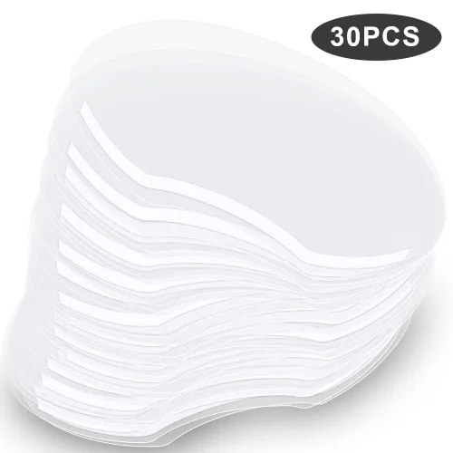 Vista 7 de 30 unidades de protectores faciales y oculares para ducha, viseras transparentes protectoras de maquillaje, protector de cejas para ducha