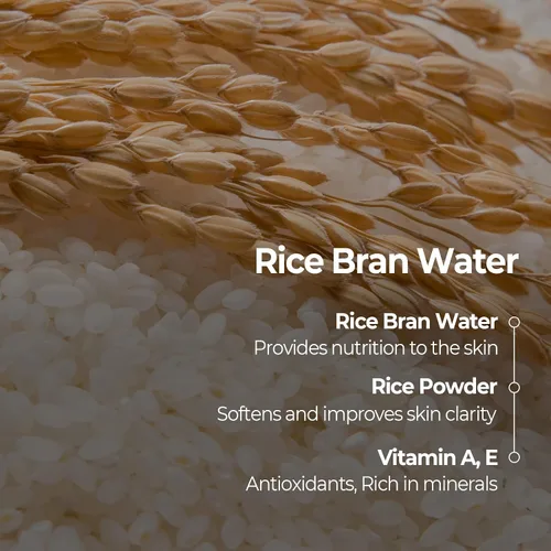 Vista 3 de SKINFOOD Mascarilla de arroz para lavar 3.5 onzas, exfolia suavemente la piel, ilumina y suaviza con arroz rico en nutrientes