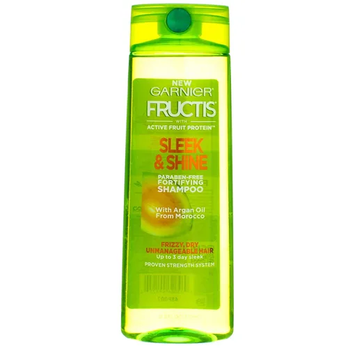 Vista 14 de Garnier Fructis Sleek & Shine Champú, cabello encrespado, seco, inmanejable, 22 onzas líquidas (el embalaje puede variar)