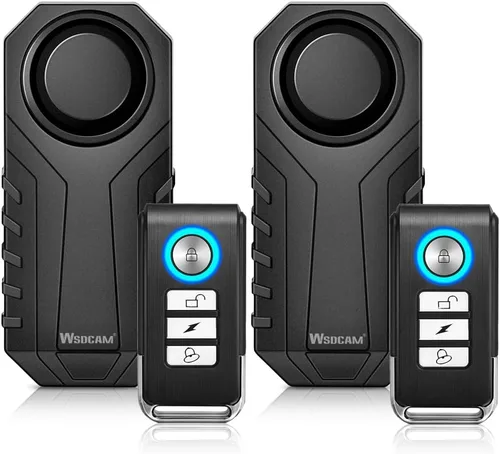 Vista 8 de WSDCAM Sistema de alarma con sensor de vibración antirrobo de 113 dB para bicicleta eléctrica, motocicleta, carrito de golf, remolque, buzón, puerta