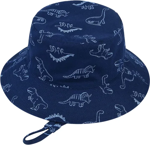Vista 6 de Durio Sombrero para el sol para bebé, sombrero de playa de verano, UPF 50+, protección solar, sombreros para niños, regalos para niños y niñas