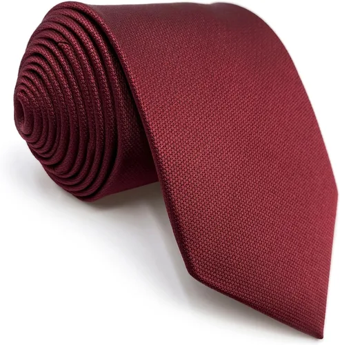 Vista 3 de S&W SHLAX&WING Conjunto de corbata de color sólido y pañuelo de bolsillo para hombre