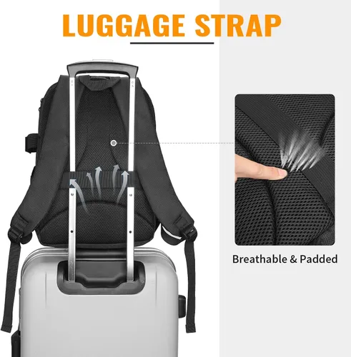 Vista 5 de G-raphy Mochila para cámara fotográfica, bolsas para fotografía de fotógrafos, mochila DSLR SLR con compartimento para laptop para cámaras DSLR