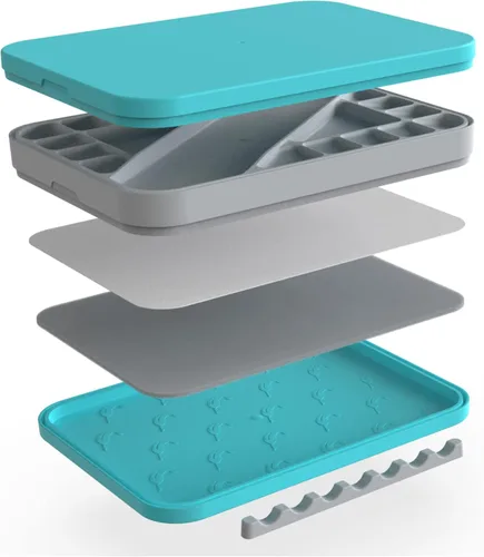 Vista 11 de WetNDri Papel de Paleta Desechable para Pintura Acrílica. Paquete de Recambio de 100 Piezas de Papel de Paleta para Paleta Húmeda para Pintar