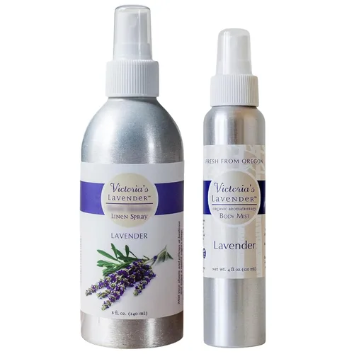 Vista 8 de Victoria's Lavender Aerosol corporal de aromaterapia, niebla hidratante para mujeres, infundido con aloe vera y aceite esencial de lavanda, 4 onzas