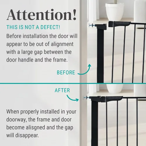 Vista 6 de KidCo Puerta de presión para bebés con cierre automático, no requiere herramientas ni tazas de pared, cierre automático, bloqueo magnético y puerta