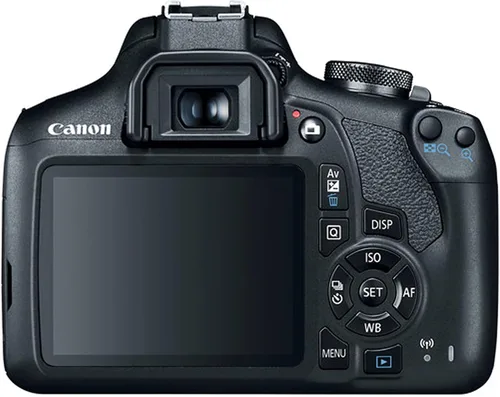 Vista 5 de Canon Cámara DSLR EOS Rebel T7 con EF-S 0.709-2.165 in F/3.5-5.6 is II Zoom + 2.953-11.811 in F/4-5.6 III + 64 GB + estuche+ Pod de agarre constante