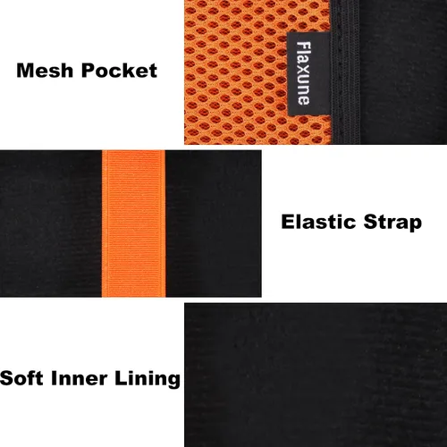 Vista 8 de Funda protectora de transporte para Klein Tools GFCI receptáculo probador de tomas de corriente 120V RT250, funda negra + cremallera naranja