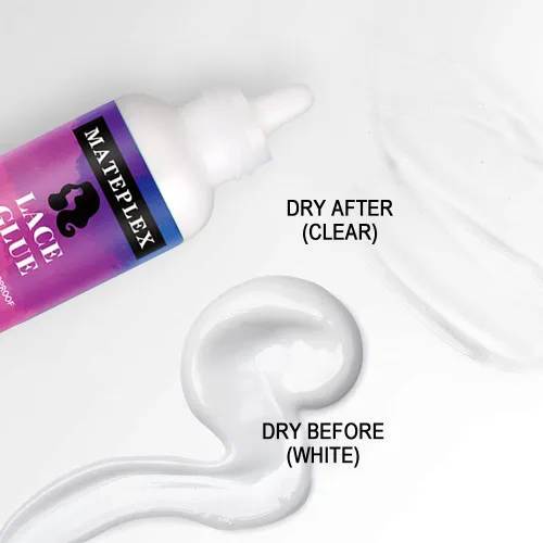 Vista 5 de Pegamento para el cabello para pelucas de encaje frontal, pegamento adhesivo para peluca de encaje invisible, impermeable, reemplazo de cabello