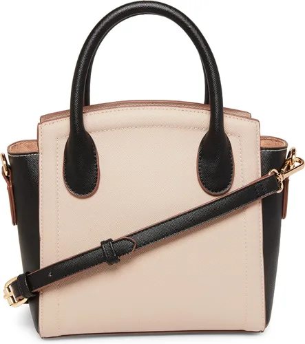 Vista 2 de Anne Klein Mini bolso con mango superior bloqueado de color, piedranegro, PiedraNegro