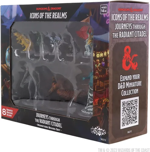 Vista 4 de WizKids D&D Icons of the Realms: Journeys Through The Radiant Citadel - Monstruos en caja Calabozos y Dragones Miniaturas