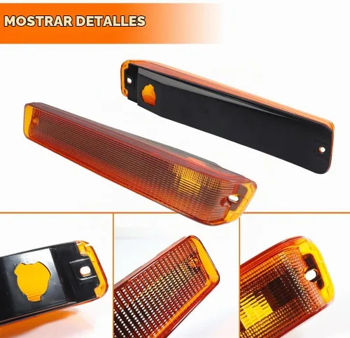 Vista 2 de Para camiones Ford F-150 1973-1979, carcasa de luces direccionales Ford Bronco 1978-1979