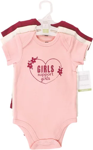 Vista 304 de Hudson Baby baby-girls Cotton Bodysuits 3-pack