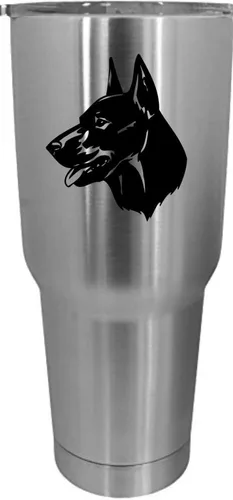 Vista 489 de Cairn Terrier - Vaso grabado con temática de perro, 30 onzas