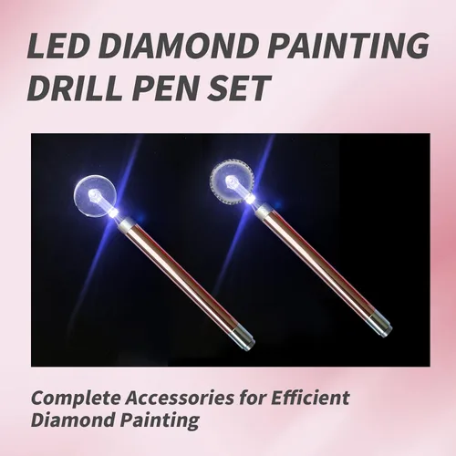 Vista 2 de Juego de 3 ruedas LED de diamantes de imitación para arte, suministros rápidos y eficientes para joyas 5D Nail Arts DIY Herramientas Accesorios