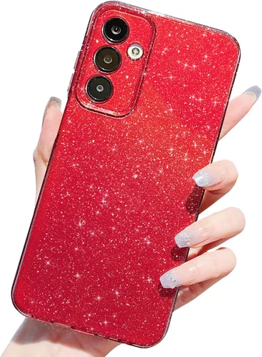 Vista 30 de MINSCOSE Funda compatible con Samsung Galaxy A14 5G, bonita funda delgada con purpurina fina, a prueba de golpes, de TPU para mujeres y niñas
