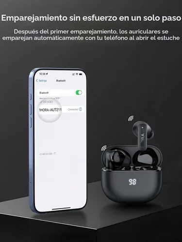 Vista 7 de 1 Hora Auriculares inalámbricos con cancelación activa de ruido, 4