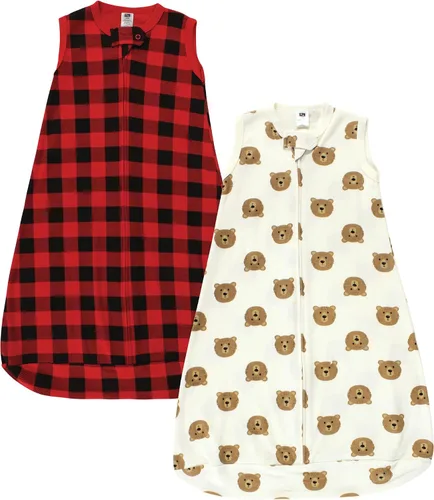 Vista 20 de Hudson Baby Saco de dormir unisex de algodón con manga larga para bebé, saco, manta