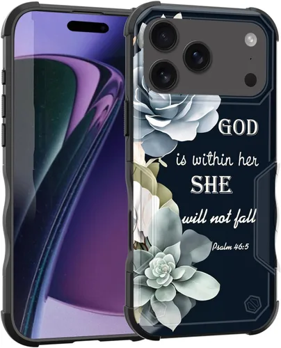 Vista 134 de Funda para iPhone Air, [doble capa] [protección contra caídas de grado militar de 10 pies] Funda resistente a prueba de golpes para iPhone Air