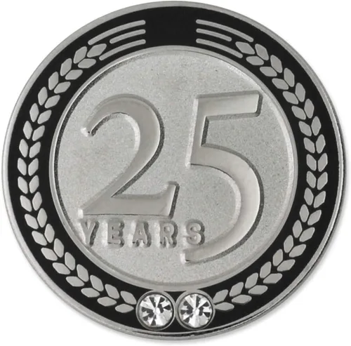 Vista 12 de PinMart Years of Service Award Employee Recognition Gift Pin de solapa - Negro