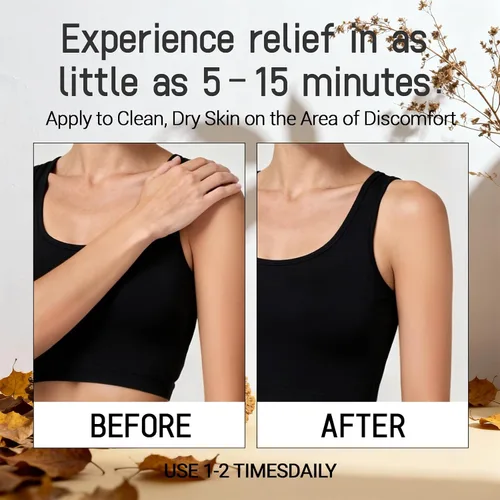 Vista 4 de Mira Loción Natural Relief & Repair Lotion, fórmula de absorción rápida y no grasa para calmar las molestias musculares y articulares, mezcla