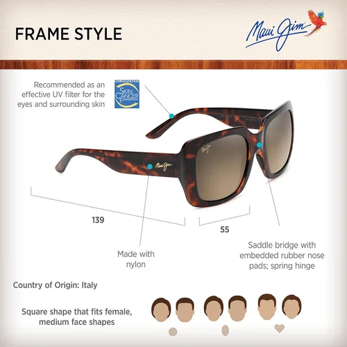 Vista 6 de Maui Jim Gafas de sol polarizadas de dos pasos para mujer