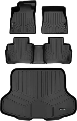 Vista 8 de SMARTLINER Tapete de suelo para maletero de carga para todo tipo de clima, compatible con Nissan Sentra 2013-2013