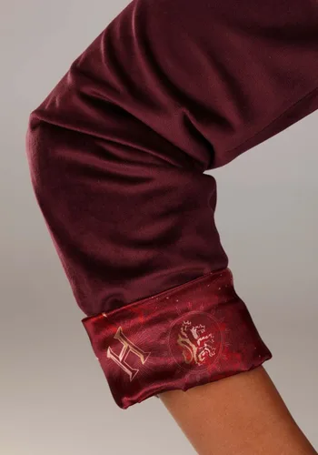 Vista 6 de Harry Potter - Blazer rojo de Gryffindor para mujer, con licencia oficial de Harry Potter, de gamuza sintética