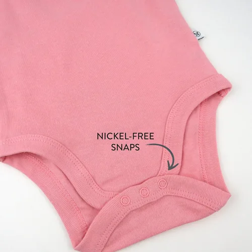 Vista 3 de HonestBaby baby-girls 5-pack Short Sleeve Bodysuits One-piece 100% Organic Cotton for Infant Baby Girls