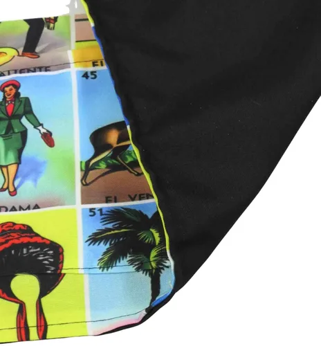 Vista 4 de Leos Imports Loteria Card - Delantal de bingo mexicano con bolsillos