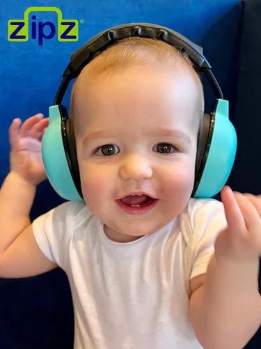 Vista 4 de ZIPZ Baby & Toddler Earmuffs - ANSI-Certified Noise Protection, Audiologist-Recommended, Interchangeable Shells (0-4 Yrs)