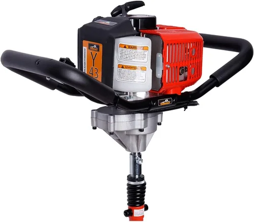 Vista 2 de THUNDERBAY Partner Up 1 Man Earth Auger con motor de 2 ciclos de 43 cc, con broca de tierra de 8 pulgadas de diámetro y 36 pulgadas de largo