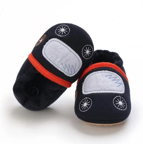 Vista 3 de Tenis de suela antideslizante para recién nacidos, pantuflas ajustables de dibujos animados, unisex, para niños y niñas, zapatos para primeros pasos
