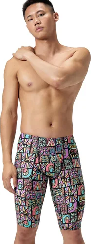Vista 8 de Speedo Traje de baño Jammer Eco ProLT Impreso Colores del Equipo de los Hombres Rosa Flare