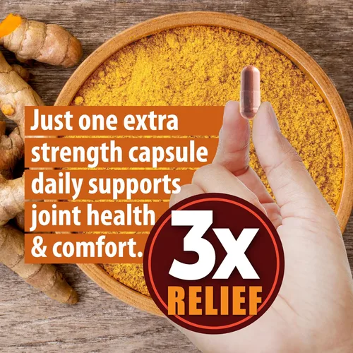 Vista 2 de Just One Cápsula de curcumina de cúrcuma vegana al día – 95% curcuminoides cúrcuma curcumina fórmula 3X con pimienta negra BioPerine® – Extra fuerte