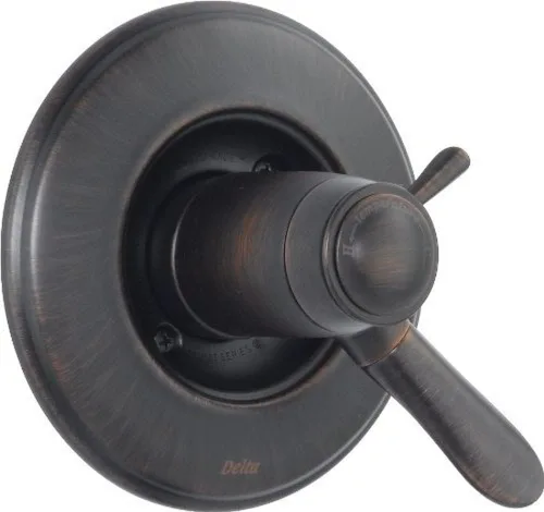 Vista 3 de Delta Faucet T17T038 Lahara Tempassure Serie 17T - Tapacubos para válvula, cromado, 4.00 x 4.00 x 5.00 pulgadas