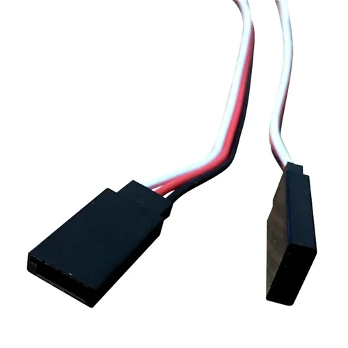 Vista 3 de Extensión servo de 3 pines, cable de extensión servo macho-hembra JR, utilizado para aviones RC Quadcopter (5 tamaños) 3.9 in/3.94In 5 piezas..