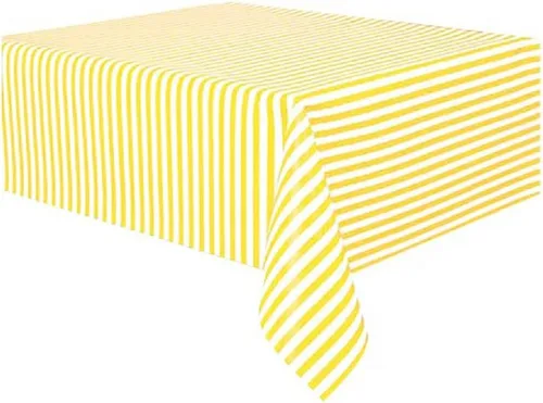 Vista 5 de Vpang - 2 manteles de plástico con estampado a rayas, mantel rectangular grueso, para cocina, picnic, boda, fiesta de cumpleaños, 54 x 108 pulgadas