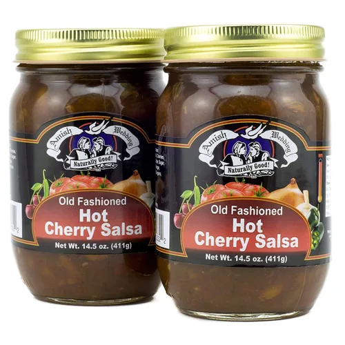Vista 5 de Amish Wedding Salsa mediana 14.5oz (paquete de 2)
