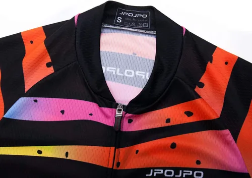 Vista 57 de Camiseta de ciclismo para mujer, manga corta y pantalones cortos de ciclismo acolchados para verano