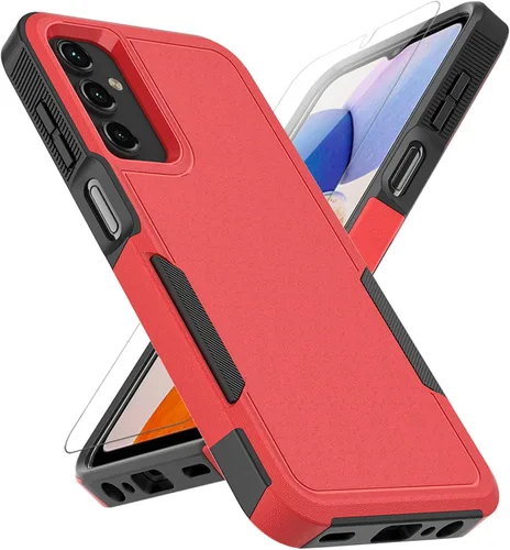 Vista 13 de Funda para Samsung Galaxy A15 5G: Funda protectora de doble capa resistente de servicio pesado para teléfono celular a prueba de golpes rugosa