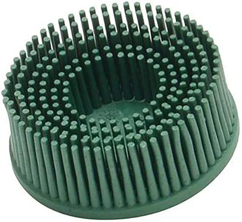 Vista 3 de 3M 07524 Roloc - Disco cónico de cerdas gruesas (2 pulgadas x 5/8, 40 unidades), color verde