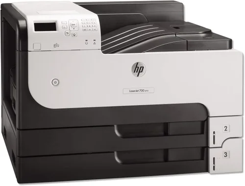 Vista 2 de HP LaserJet Enterprise M712dn Impresora monocromática con Ethernet integrado e impresión de 2 caras (CF236A)