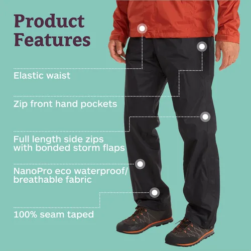 Vista 4 de MARMOT Pant's Precip Eco Full Zip Short
