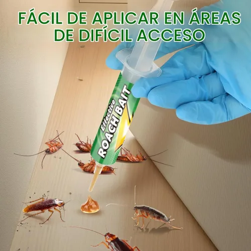 Vista 3 de Cebo de gel para cucarachas, 5 unidades, mata infestación de cucarachas de acción rápida para control de plagas en interiores